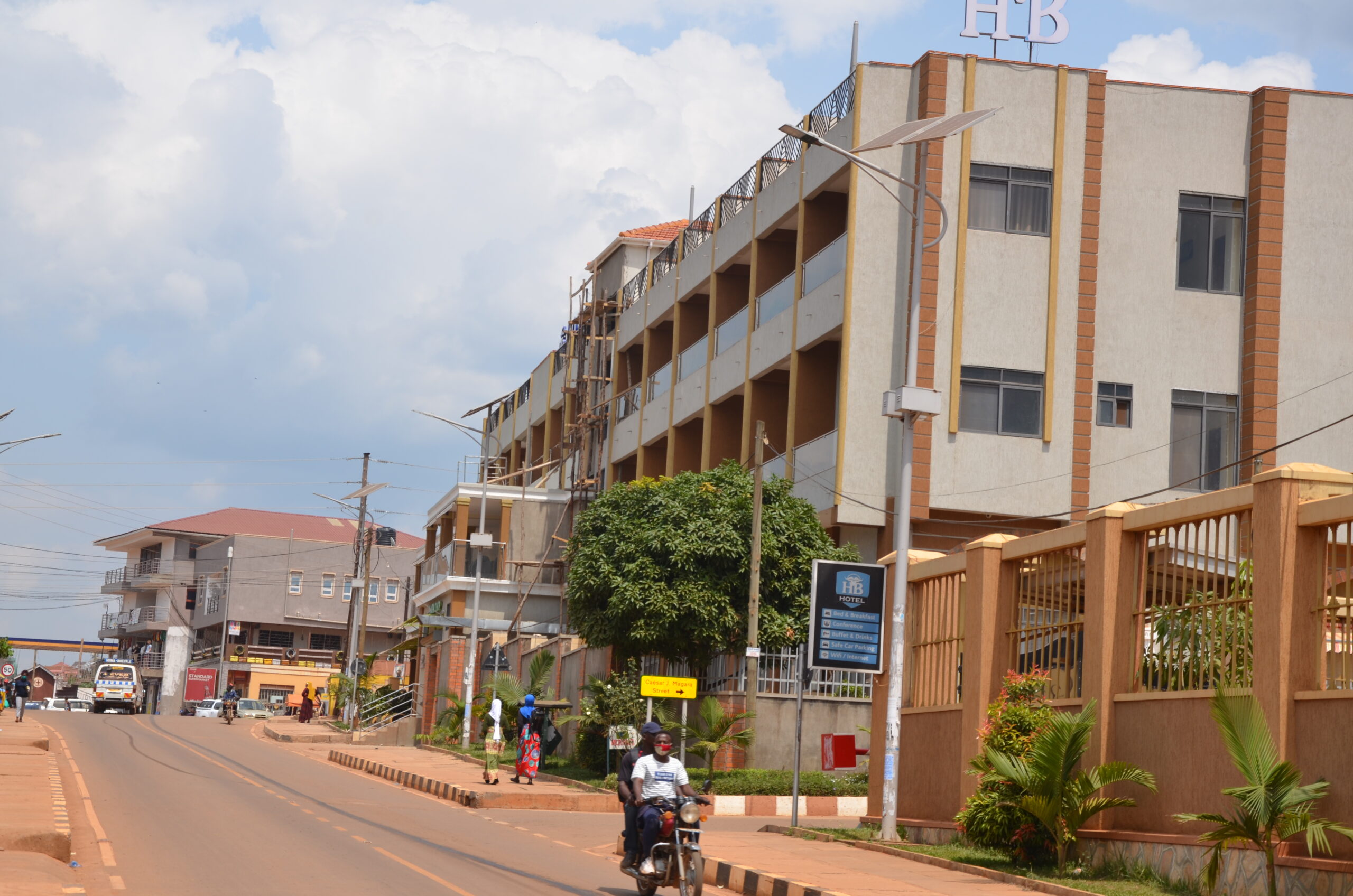 New buildings coming up in Hoima city. Photo: Robert Atuhairwe.