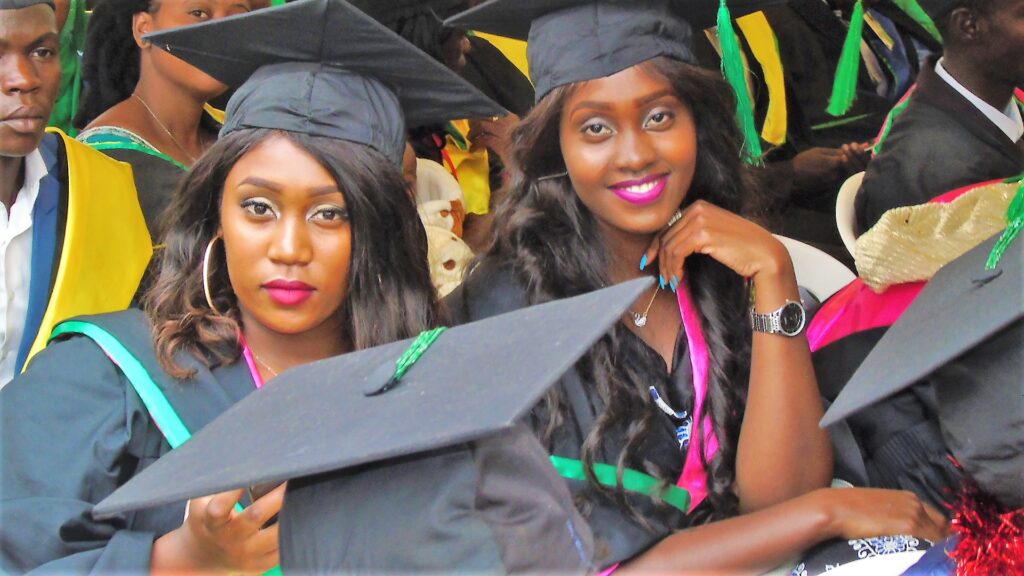 Graduates at KIU in Uganda. Net Photo.