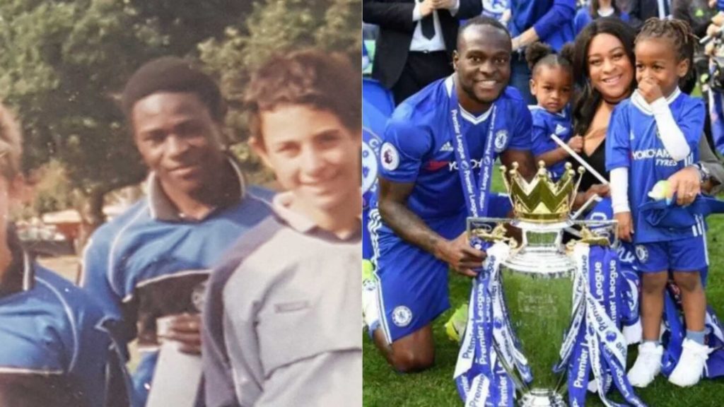 Victor Moses, besides having an awful childhood left Nigeria to seek asylum in London as an 11-year-old, after both, his parents were murdered in Kaduna during a religious riot, and things didn’t instantly get better for him despite the change of location. Credit: Internet