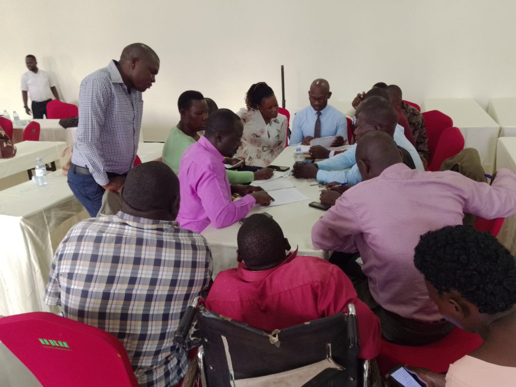 Stakeholders during the meeting on October 6. Photo: Peace Lawrence Ayesigwa.