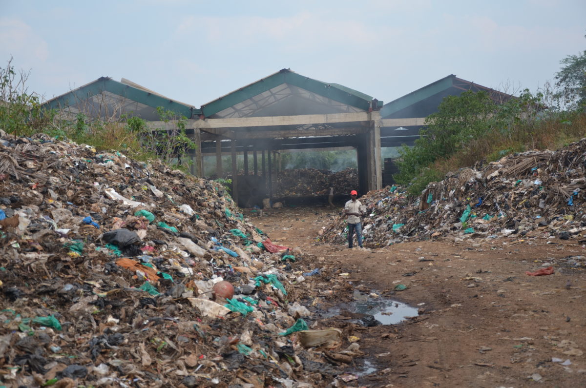 Kibati waste plant in Hoima City. Photo: Robert Atuhairwe.