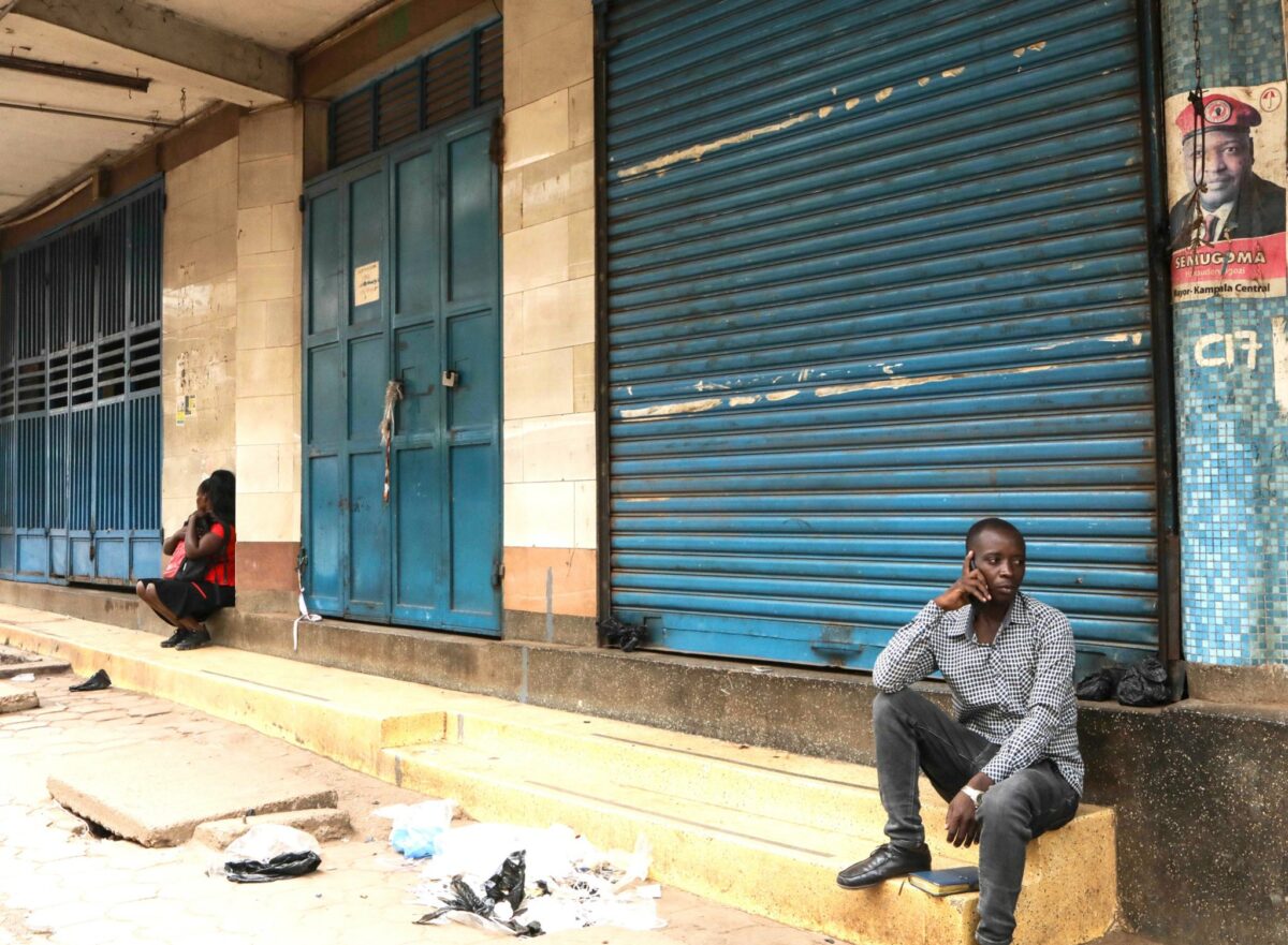 Shops closed in Kampala. Courtesy Photo.