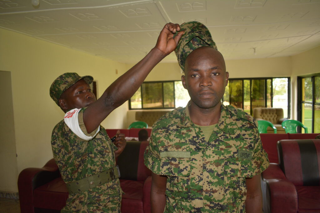 Pte Okumu Owen arraigned before 4th Division Court Martial sentenced to 52 yrs imprisonment . Credit: Wilfred Okot/The Albertine Journal.