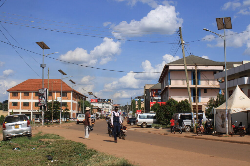 Hoima City Main Street. Credit: Robert Atuhairwe/The Albertine Journal.